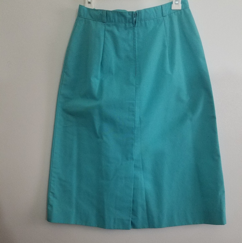 Vintage Knee Length Double Split Skirt